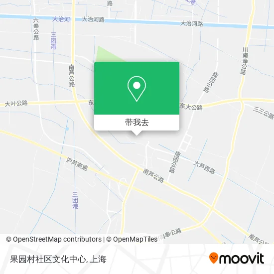 果园村社区文化中心地图