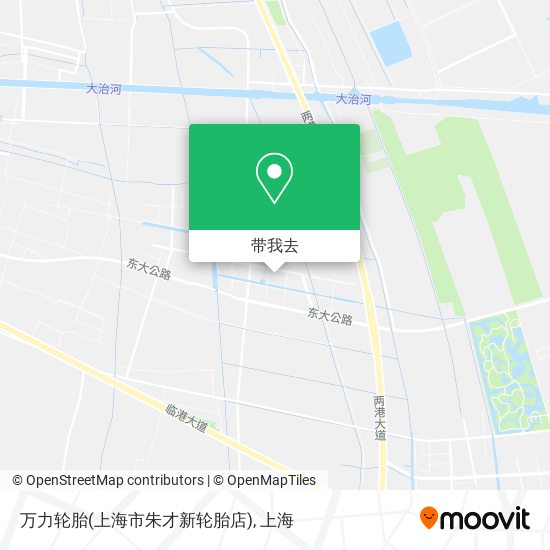 万力轮胎(上海市朱才新轮胎店)地图