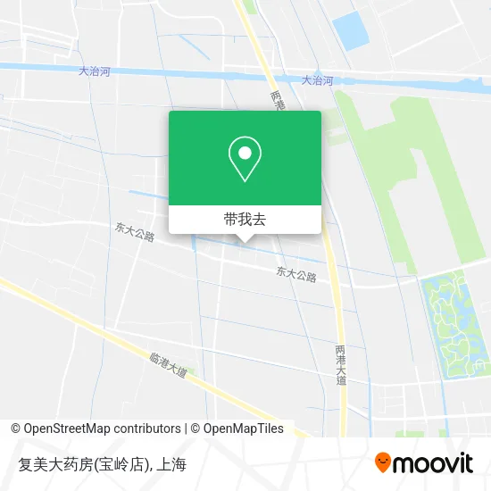 复美大药房(宝岭店)地图