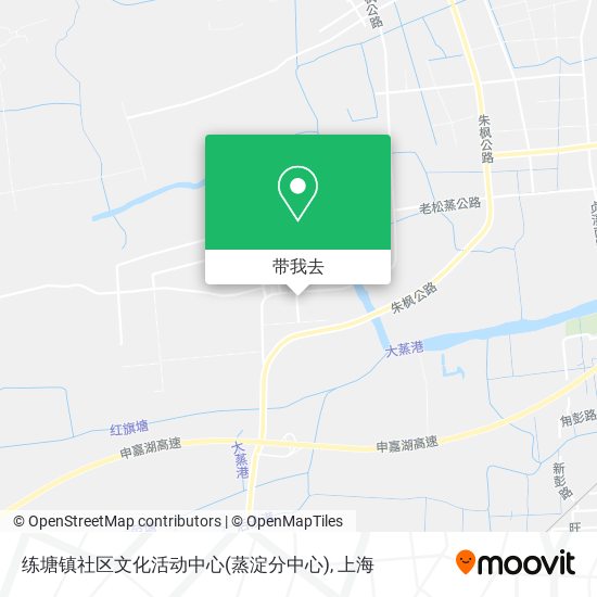 练塘镇社区文化活动中心(蒸淀分中心)地图