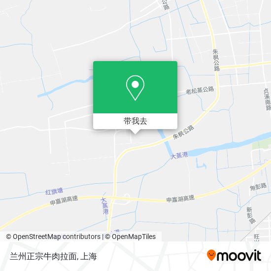 兰州正宗牛肉拉面地图