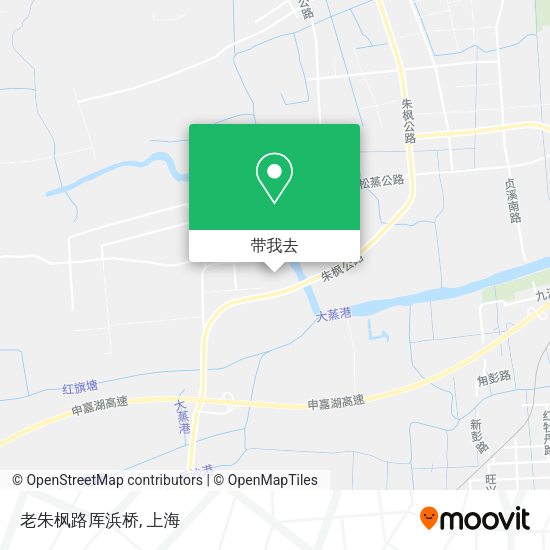 老朱枫路厍浜桥地图