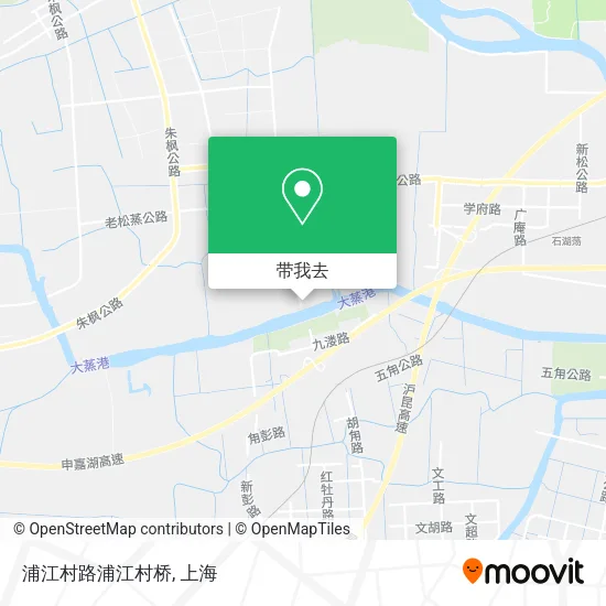 浦江村路浦江村桥地图