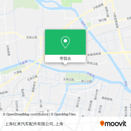 上海红来汽车配件有限公司地图