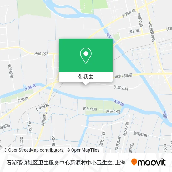 石湖荡镇社区卫生服务中心新源村中心卫生室地图