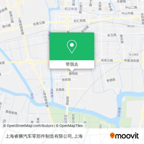 上海睿狮汽车零部件制造有限公司地图
