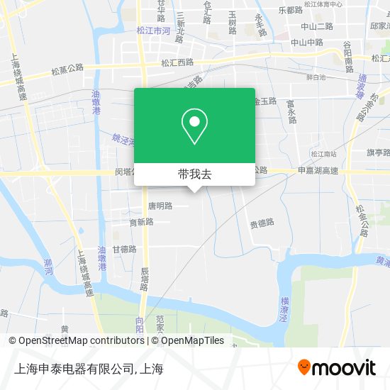 上海申泰电器有限公司地图