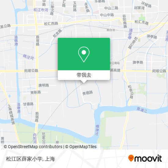 松江区薛家小学地图