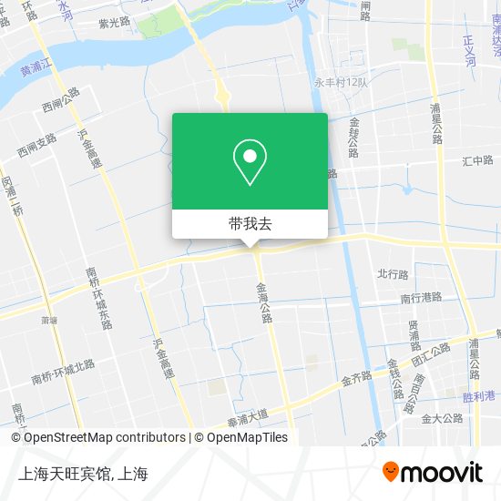 上海天旺宾馆地图