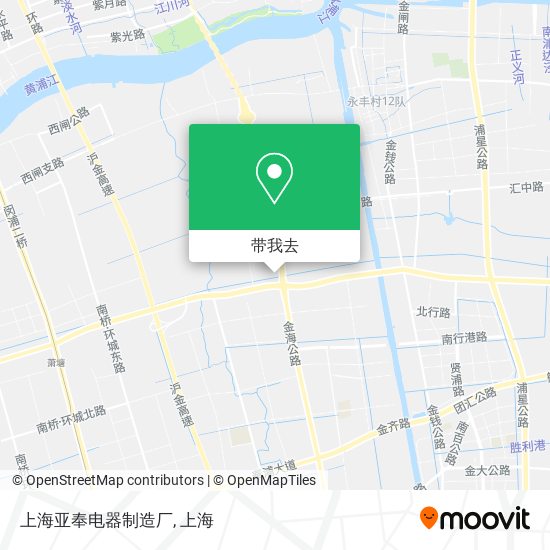 上海亚奉电器制造厂地图