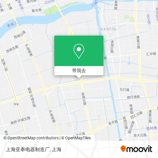 上海亚奉电器制造厂地图