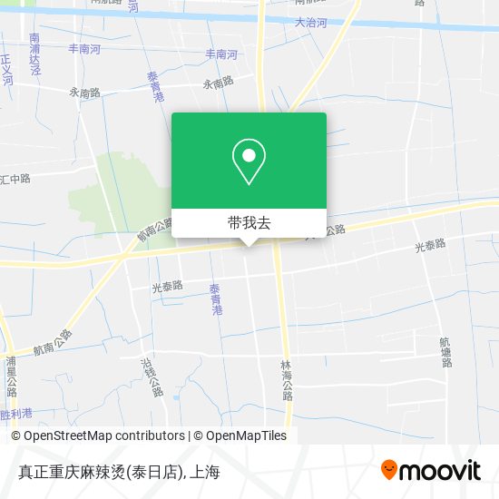 真正重庆麻辣烫(泰日店)地图