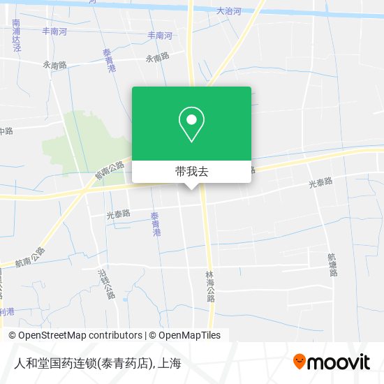 人和堂国药连锁(泰青药店)地图