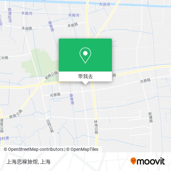 上海思稼旅馆地图
