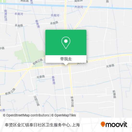 奉贤区金汇镇泰日社区卫生服务中心地图