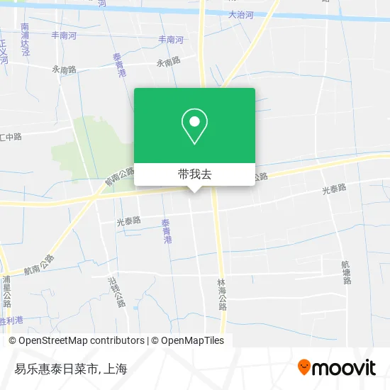 易乐惠泰日菜市地图