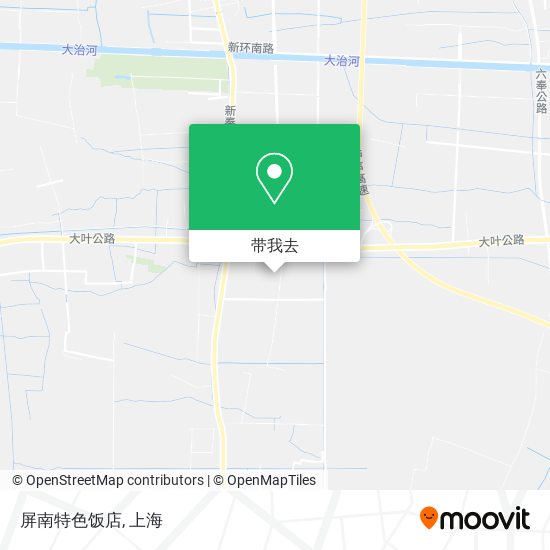 屏南特色饭店地图