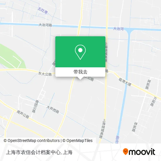 上海市农信会计档案中心地图