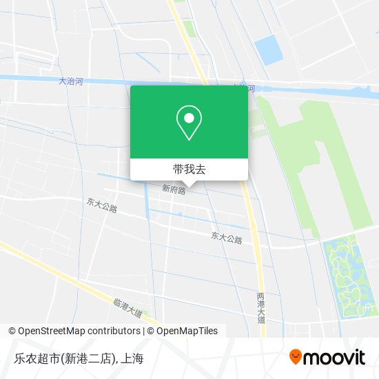 乐农超市(新港二店)地图