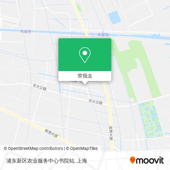 浦东新区农业服务中心书院站地图