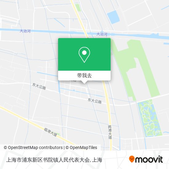上海市浦东新区书院镇人民代表大会地图