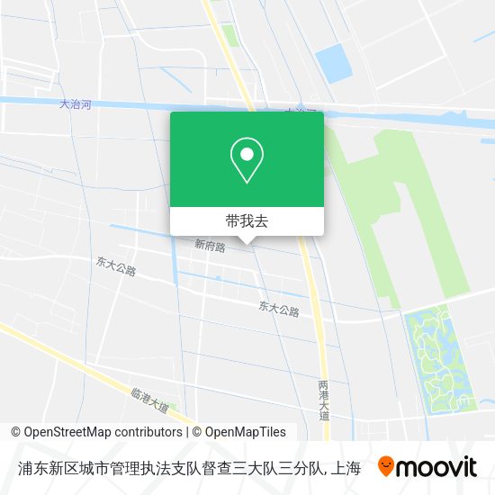 浦东新区城市管理执法支队督查三大队三分队地图