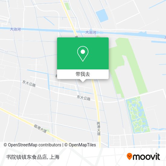 书院镇镇东食品店地图