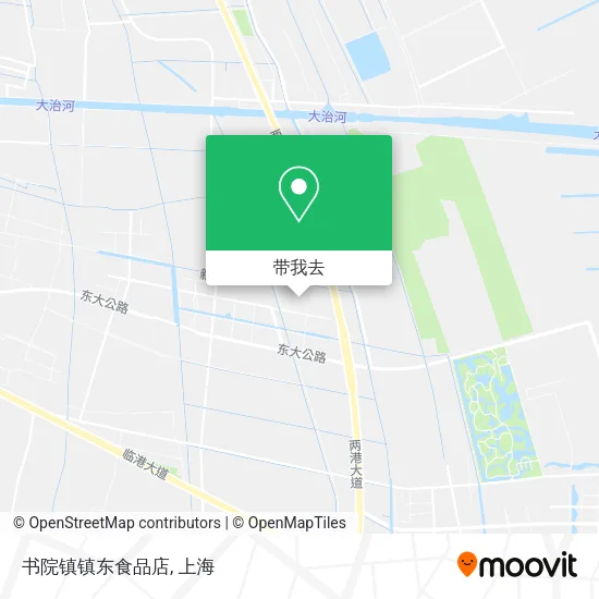 书院镇镇东食品店地图
