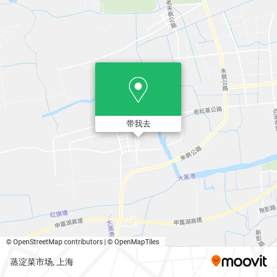 蒸淀菜市场地图