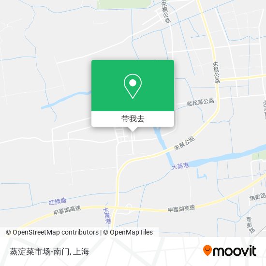 蒸淀菜市场-南门地图