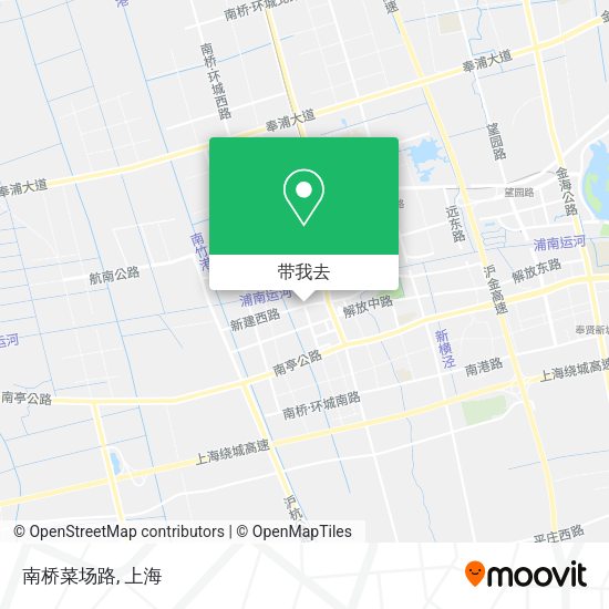 南桥菜场路地图
