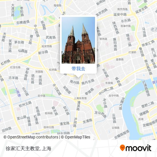 徐家汇天主教堂地图