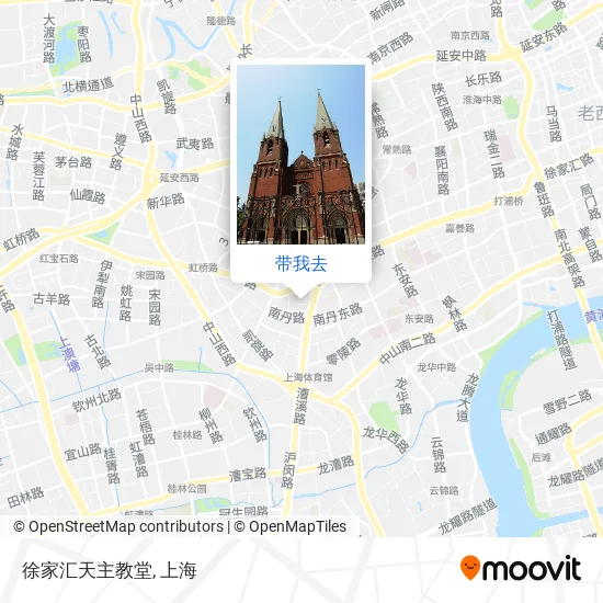 徐家汇天主教堂地图