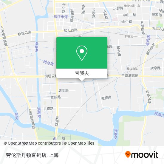 劳伦斯丹顿直销店地图
