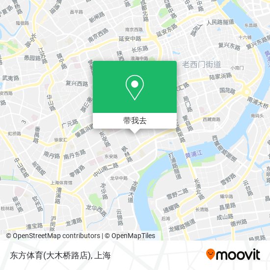 东方体育(大木桥路店)地图