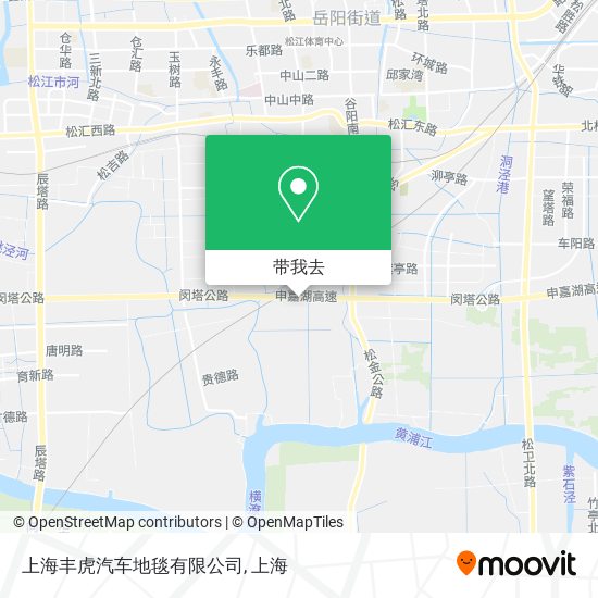 上海丰虎汽车地毯有限公司地图