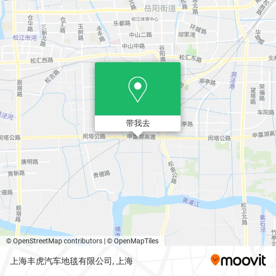 上海丰虎汽车地毯有限公司地图