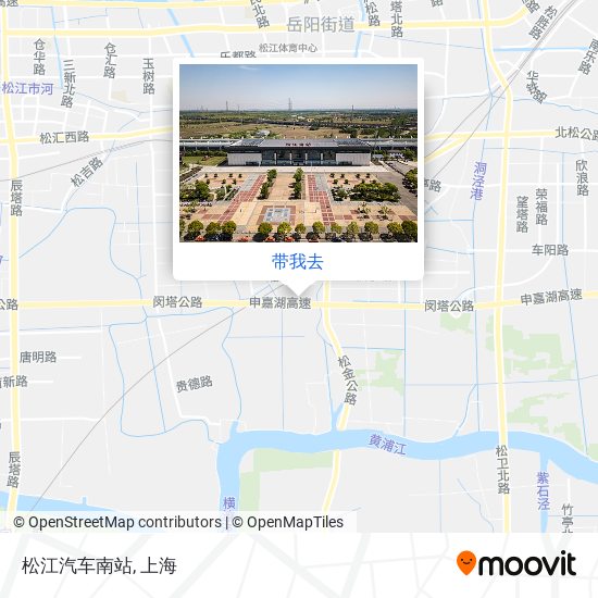 松江汽车南站地图