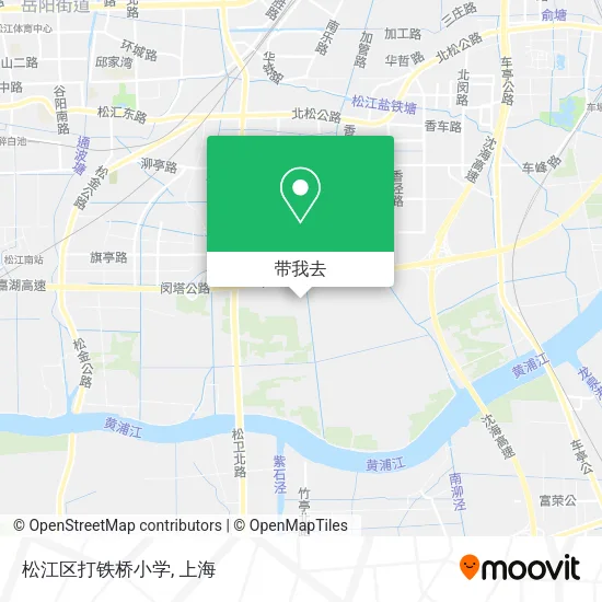 松江区打铁桥小学地图