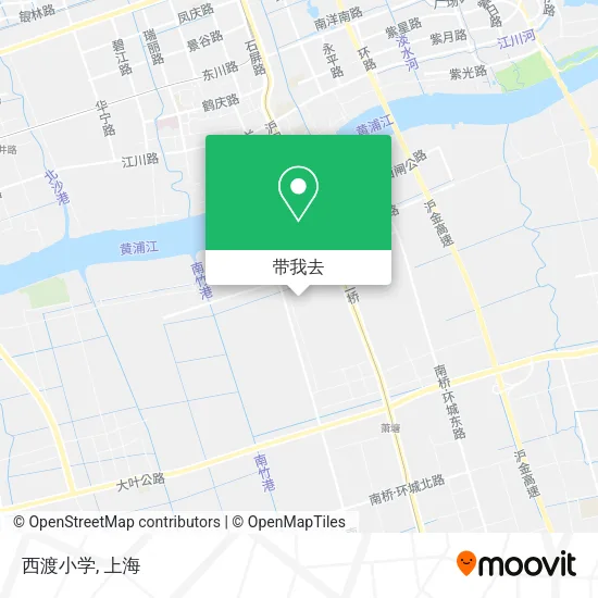 西渡小学地图