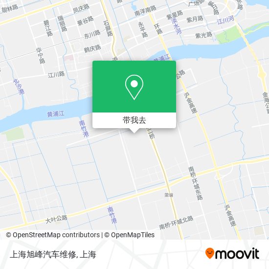 上海旭峰汽车维修地图