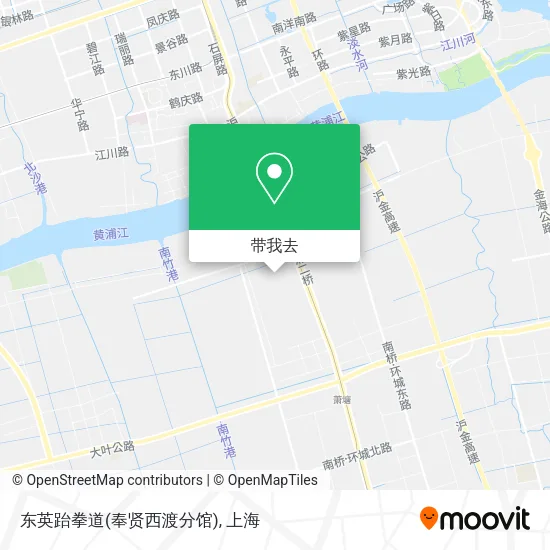 东英跆拳道(奉贤西渡分馆)地图