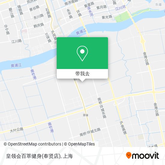 皇领会百萃健身(奉贤店)地图