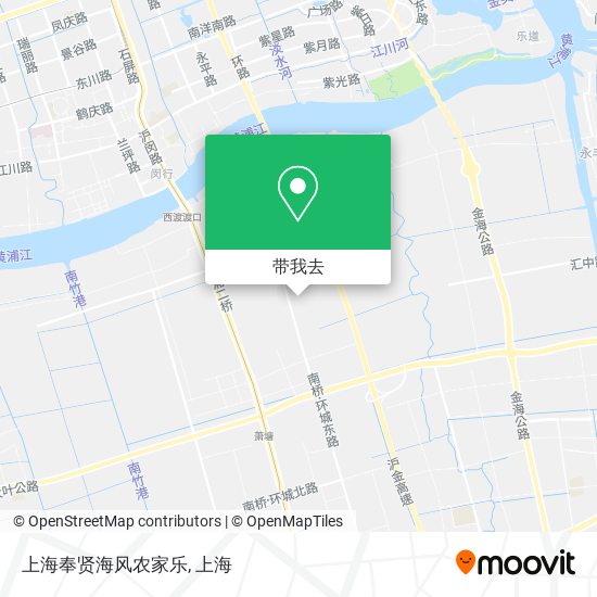 上海奉贤海风农家乐地图