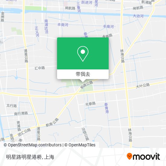 明星路明星港桥地图