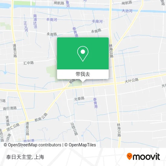 泰日天主堂地图