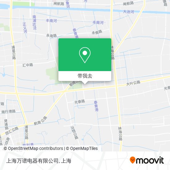 上海万谱电器有限公司地图