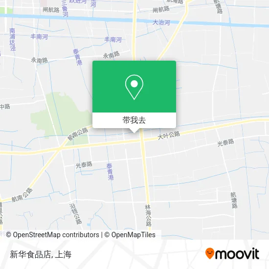 新华食品店地图