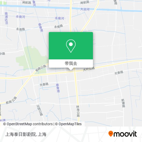上海泰日影剧院地图