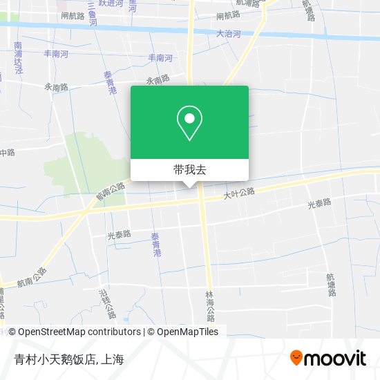 青村小天鹅饭店地图